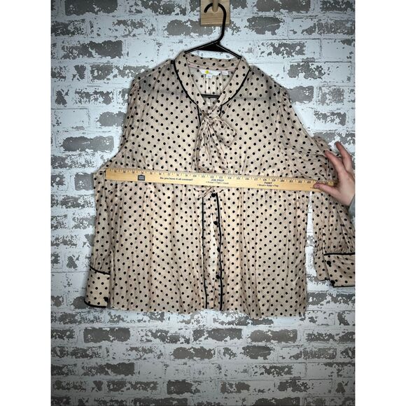 Boden | women sheer blouse velvet polka dots - Picture 4 of 13